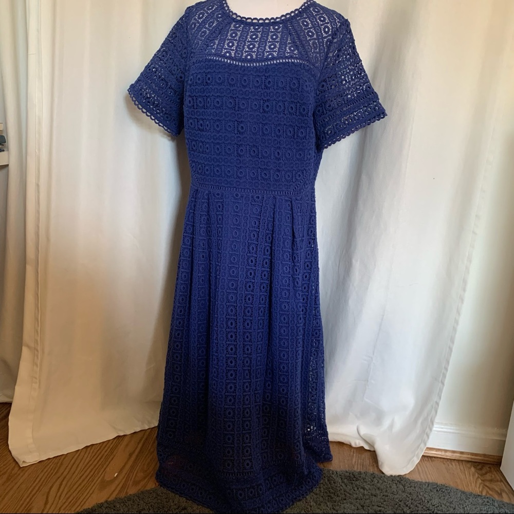 Boden blue maxi dress